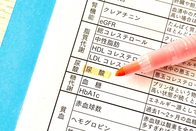 健康診断結果表
