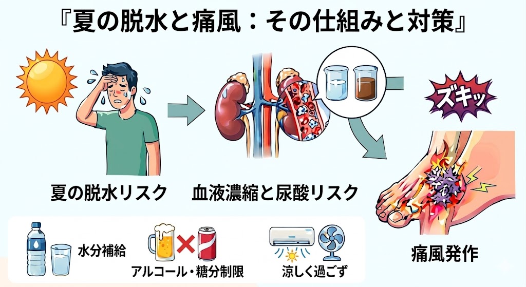 夏は「痛風」にご注意ください！